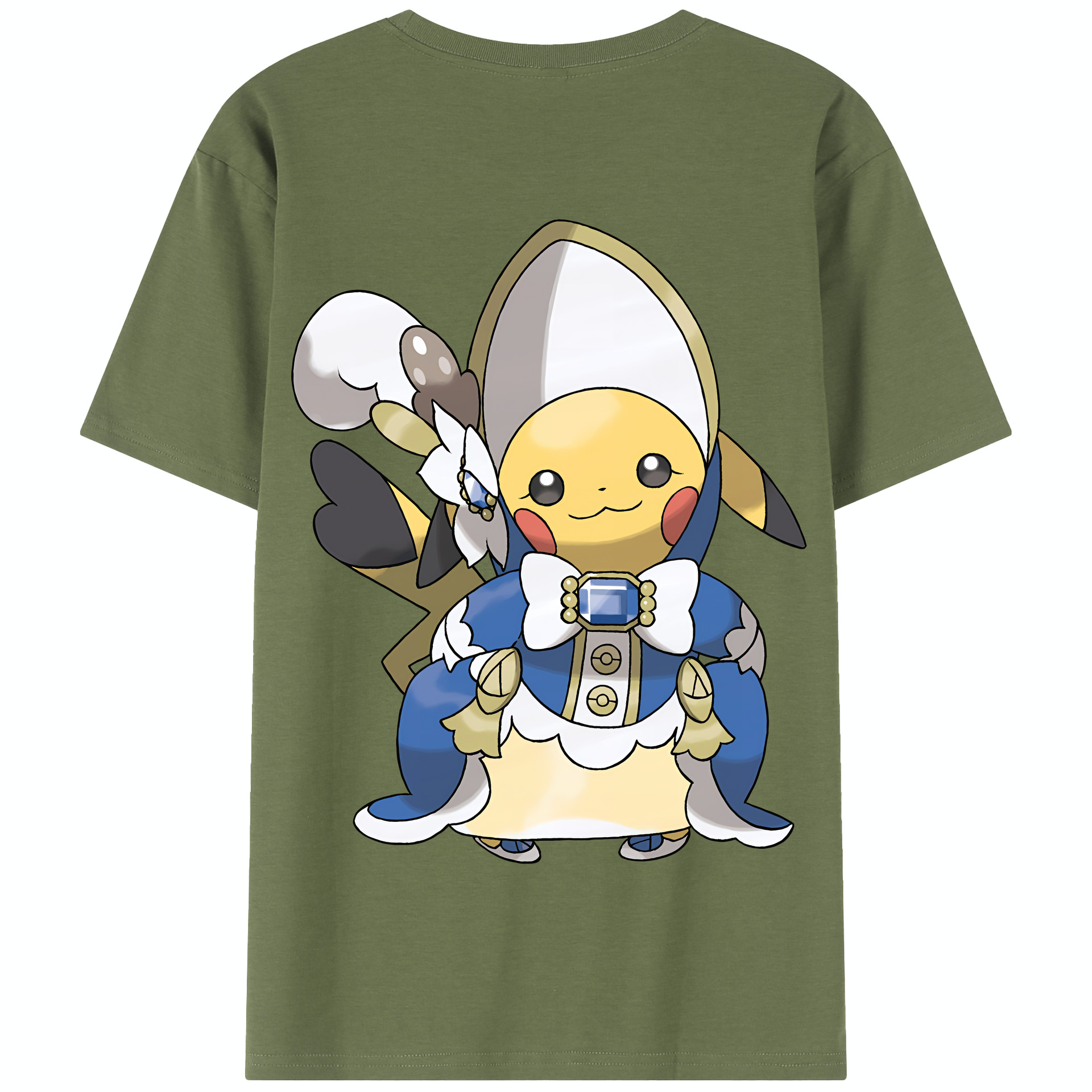 （画像用） ポケットモンスター Pokémon 綿100％半袖Tシャツ（背面プリント）